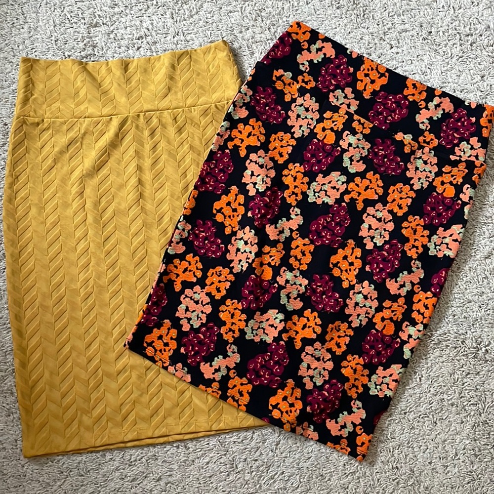 2 Cassie Lularoe skirts